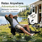 🪑 Portable adjustable outdoor folding chair - Lightweight, stable & versatile - Ideal for garden, camping, beach or patio - easy to transport and set up 🏕️✨