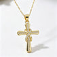 💫 LIMITED TIME 50% OFF! Women's Sparkling Twisted Knot Cross Pendant Necklace – Elegant Faith-Inspired Design with Brilliant Shine ✨