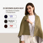 🛋️❤️Hands‑Free Zipper‑Wearable USB Heated‑Shawl | Fast‑Heat For Office Desk‑Work & Indoor‑Relax🧣