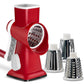 🚨BIG DISCOUNT!🔥3 in 1 Rotary Cheese Grater Vegetable Slicer