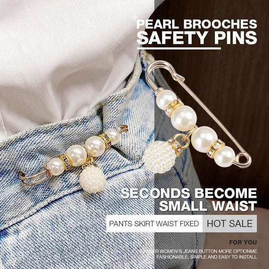 Today's Flash Sale⚡ Buy 1 Get 1 Free🎁Pearl Brooch Corset-Style Decorative Pin
