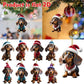 Christmas Fun Dachshund Car Hanging Ornament