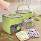 🥳2026 HOT SALE🥳💞50K+ SOLD!💥🥤🧊 50% OFF! Ice Cube Tray with Storage – 48 cubes at once, leak‑proof lid. Stackable, saves space. Includes ice scoop & tong. A summer essential. 🏖️✅