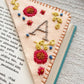 Embroidered Corner Bookmark