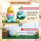 🎁EASTER SALE – 50% OFF 🐰🎉3D Standing Easter Foil Balloon Giant Rabbit Carrot Chick Egg Balloons Easter Party Decoration Kids Gift Air Filled Garden Decor