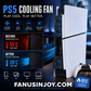 🔥Limited time 50% off！🌬️Must-have for summer gamers！❄️External Cooling Fan for PS5 Slim