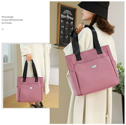 📢📢50%  OFF !! ⏰Large Capacity Waterproof Multi Pocket Nylon Shoulder Bag🎁