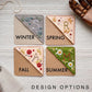 Embroidered Corner Bookmark