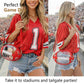 Football Shaped Clear Crossbody Bag | Stadium Approved Transparent Purse with Gold-Tone Zipper & Leather Trim | Perfect Game Day Essential