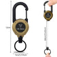 💥LAST DAY OF THE SALE: 50% OFF💥🏆Keychain with retractable carabiner 🎣 – 65 cm steel lanyard, sturdy badge holder, lightweight EDC accessory for keys, ID cards, and outdoor use