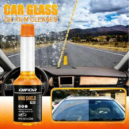 Glass Cleaner Powerful Stain Remover, Oil Film Remover, Insect Glue Remover, Anti-Freeze, Hydrophobic Glass Cleaner for Cars