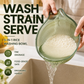 🥳HOT SALE🥳💞50K+ SOLD! Rice Washing Bowl ! Dual-function, fine mesh & ergonomic handle. Washes & drains perfectly – grab yours! ✅
