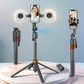 ⏳Time-Limited Special ⏰ 180cm Smart Face-Tracking PTZ Selfie Stick – 360° Auto Follow Phone Tripod with Fill Light, 4-Axis Anti-Shake for Live Streaming & Video Shooting
