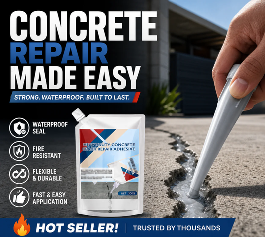 🔥Limited time 50% OFF! 👷‍♂️ Easily repair concrete surfaces! Heavy-Duty Concrete Crack Repair Adhesive