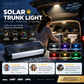Solar LED trunk lighting for cars – Automatic sensor, wireless, 6 colors, for SUVs and vehicles
