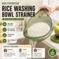 🥳HOT SALE🥳💞50K+ SOLD! Rice Washing Bowl ! Dual-function, fine mesh & ergonomic handle. Washes & drains perfectly – grab yours! ✅