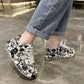Unisex Round-toe Youthful Graffiti Casual Sports Shoes