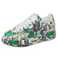 Unisex Round-toe Youthful Graffiti Casual Sports Shoes