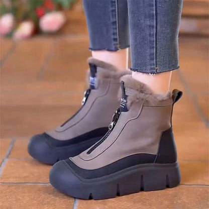 ✨Autumn Winter Series✨Waterproof Warm Zipper Snow Boots for Women