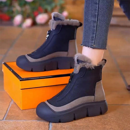 ✨Autumn Winter Series✨Waterproof Warm Zipper Snow Boots for Women