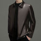 Men's Classic PU Leather Jacket with Zipper Front (Free Shipping)