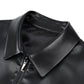 Men's Classic PU Leather Jacket with Zipper Front (Free Shipping)