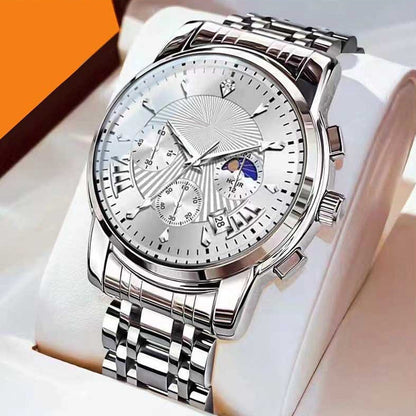 Men's Fashion Casual Multi-Function Quartz Watch