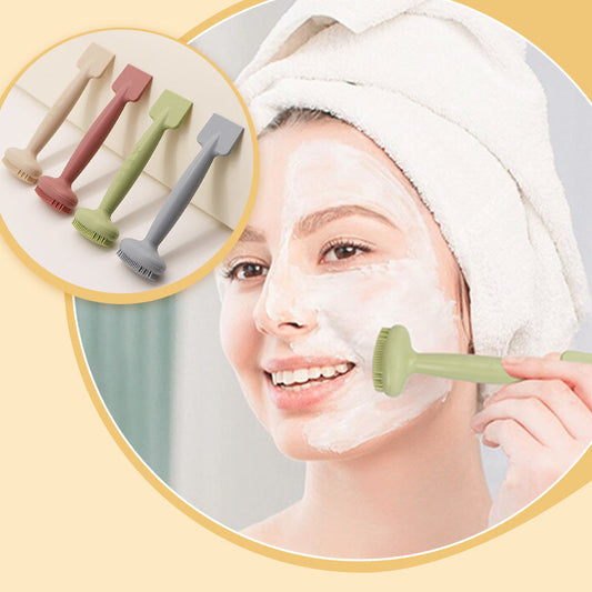 Handheld Double-Sided Silicone Face Mask Applicator