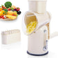🔥🧑‍🍳 Big Sale 50%OFF🥳Cheese Grater with Handle, Vegetable Food Shredder with 6 Well-designed Blades