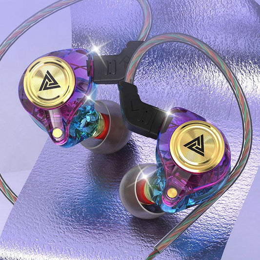 In-ear Subwoofer Wire-controlled Earphones with Mic