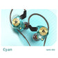 In-ear Subwoofer Wire-controlled Earphones with Mic