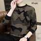 Men's Printed Casual Long-Sleeve Round Neck T-Shirt
