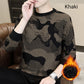 Men's Printed Casual Long-Sleeve Round Neck T-Shirt