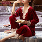 Women’s Luxury Lace-Trimmed Lounge Wear Set