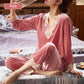 Women’s Luxury Lace-Trimmed Lounge Wear Set