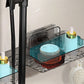 U-Shape Household Bathroom Shelf with Suction Cup