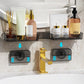 U-Shape Household Bathroom Shelf with Suction Cup
