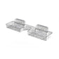 U-Shape Household Bathroom Shelf with Suction Cup
