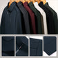 Men's Plush-Lined Quarter-Zip Stand Collar Warm Top