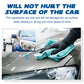 2025 New gentle and effective car cleaning spray with sponge and wipe)