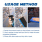 2025 New gentle and effective car cleaning spray with sponge and wipe)