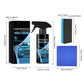 2025 New gentle and effective car cleaning spray with sponge and wipe)