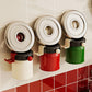 No-Drill Wall Mounted Toothbrush Holder with Magnetic Cup