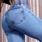 👖 50% OFF! 💃 High-waisted stretch flare jeans – Slim silhouette, comfortable fit & timeless style ✨