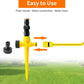 🏡BUY 1 GET 1 FREE✨360° Rotation Auto Irrigation System Garden Lawn Sprinkler Patio