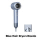 Compact high-speed hair dryer with 110,000 high-speed motor and negative ions
