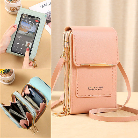 ✨️2026 SPECIAL OFFER - 50% OFF👜 📱Women's Touch Screen Messenger Bag – Smart Phone Charging, Anti-Theft & Water-Resistant