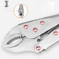 Heavy-duty jaws locking pliers