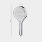 6-Mode High-Pressure Handheld Shower Head