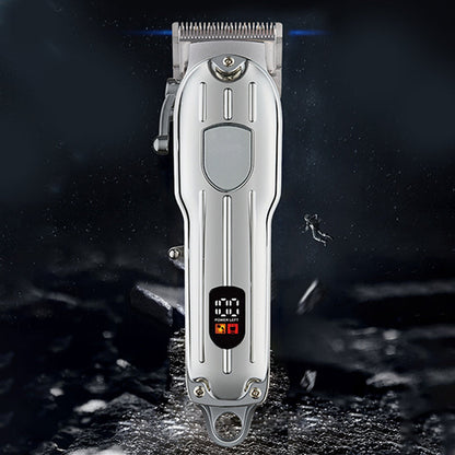 ✂️50% OFF NOW! Rechargeable Electric Hair Clipper – 7200 RPM Barber Trimmer with Smart LCD Display, 5H Long Battery Life, Quiet Powerful Hair Cutting Machine for Home & Salon
